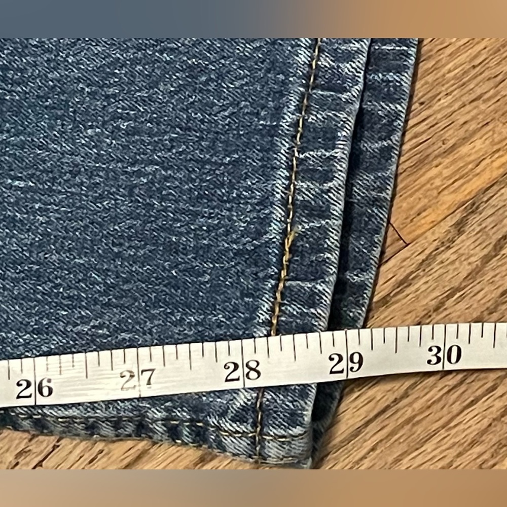 Mens LEVIS 505 REGULAR FIT STRETCH 5 Pocket‎ blue denim jeans 50/29 - Picture 2 of 8